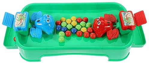 TOYANDONA 2 Sätze Spielzeug Bohnen Gmae Essen Frösche Fressen Perlen Pacman Puzzle