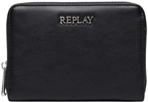 Replay Damen Portemonnaie Klein, Schwarz (Black 0098), OneSize