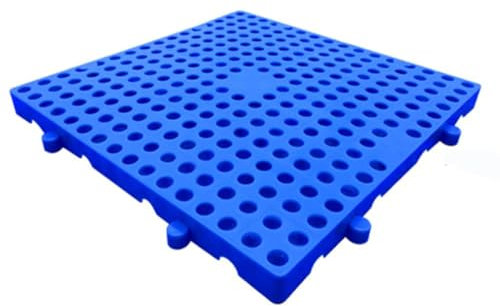 LYXXW Pallet di Plastica, Piastrelle per Pavimenti Drenanti Ad Incastro, Griglia Traspirante Portaoggetti per La Cucina Balcone Supermercato Garage Armadi All'aperto Ripostigli,50x50x5cm