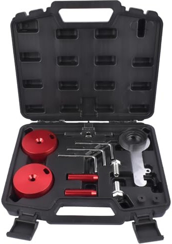 Outil Réglage Moteur Compatible avec Fo-cus 2.0 TDCi Eco-blu-e Tr-an-sit Cu-st-om AWD FWD RWD Outil de Calage de l'arbre à Cames Diesel avec Volant Moteur et Vilebrequin Alignment Hopzty