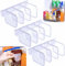 Kunststoff-Kühlschrank-Trennwände, Organizer, verstellbare Snap-on-Aufbewahrungsbox, Kühlschrank, Speisekammer, Trennwand, Kühlschranktür, Raumtrenner, Küche, Speisekammer, Aufbewahrungsgerät (12