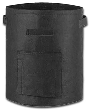 VOSSBACH Pflanzsack 20 Liter aus Vliesstoff mit Sichtfenster Kartoffel Tomaten Pflanztasche Pflanzbehälter Pflanzbeutel