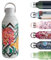 Chilly's Series 2 Gourde - Bouteilles isothermes en Acier INOX avec Double paroi, col Souple et poignée de Transport - Woven Dahlia, 500ml