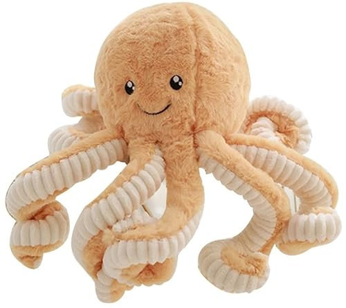 Gustaw Teddybär Groß XXL Krake - Plüschbär, Kuschelbär XXL Plüschtier, Spielgefährte und Deko in einem - Stofftier, Plüschtier Kuscheltier Teddy (Beige, 40cm)