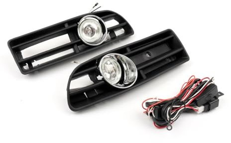 SBTRKT Nebelscheinwerfer Grill Für Jetta Für Bora MK4 Für TDI Stoßstangengrill Mit Fahrnebelscheinwerfer 1999 2000 2001 2002 2003 2004 Lampenabdeckung