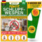 GREEN GUARDIA Schlupfwespen gegen Lebensmittelmotten - 5 Karten à 3 Lieferungen - Effektiv & unweltfreundlich Lebensmittel Motten bekämpfen - Alternative zur Mottenfalle, Mottenspray, Pheromonfalle