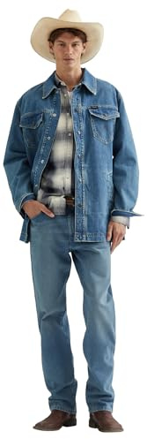 WRANGLER - Mens Jacket - Relaxed Fit - Wrange Jacket - Iron Forge