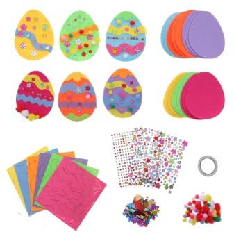 JOINPAYA 1 Set Ostereier Bastelset Kinde: Ostern basteln Ostereier Kreative Kunsthandwerk zum Mix Match Deko Basteln Osterdeko