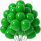 Luftballons Grün,25 cm, 30 Stück, Grün Luftballons, Party Deko für Geburtstag und Feiern.