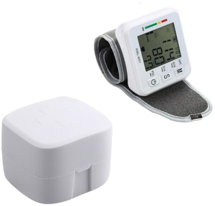 Handgelenk Blutdruckmessgerät Weiß, Automatisches Modell aus ABS