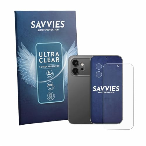 Savvies 18 Stück Schutzfolie für Honor 600 (Display+Kamera) Displayschutz-Folie Ultra-Transparent