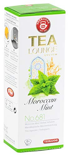 Lot de 8 capsules pour théière - Mélange de thé à la menthe marocaine n° 681