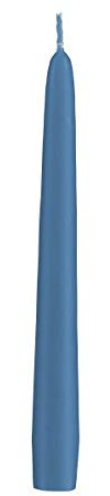 Spitzkerzen Jeans Blau, 40 x 2,3 cm, 10 Stück, deutsche Markenkerzen in RAL Kerzen Güte Qualität