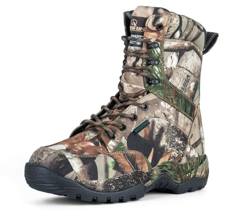 R RUNFUN Herren Jagdstiefel, leicht, wasserdicht, Mehrere (camouflage), 45 EU