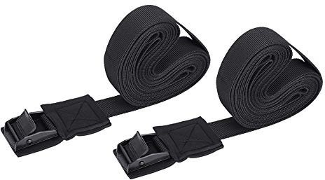 RiToEasysports 2 Stück Surfbrettgurt, Snowboardgurt Outdoor Zurrgurt Surfbrett Kajak Dachgepäckträger Schnallenschloss Zurrgurt Zum Binden von Snowboard, Surfbrett, Kanu, Kajak Bootszubehör