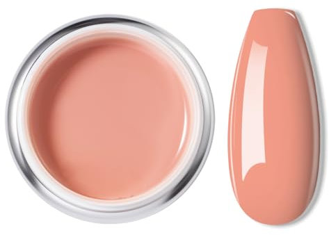 Beautilux Nude Rosa Builder Nail Gel 55g, Aufbaugel für Gelnägel TPO-frei, Gel Nagellack Langlebige zur Nagelverlängerung und Modellage