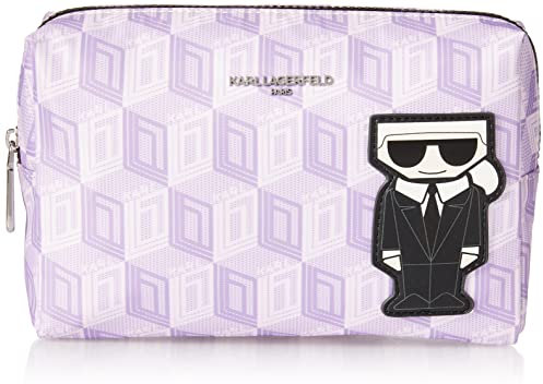 KARL LAGERFELD Maybelle SLG Damen Kosmetiktasche Crossbody, Hellviolett, SLG, Einheitsgröße