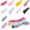 Lucywey 10 Pcs 5mm Goma Elástica Plana Colores Banda Elástica de Poliéster Cinta Elastica Costura Banda Elastica para Manualidades, DIY, Ropa, Bricolaje