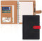 Skycase A5 Ringbuchordner aus PU-Leder, inkl. A5 Füllpapier, 6-Ring-Mechanik, schwarz – Praktischer Planer, Notizbuch & Portfolio für Schule, Studium & Büro