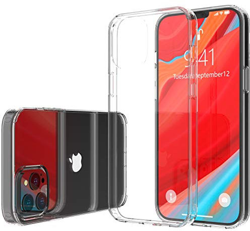 LUVVITT Clear View Hybrid [Anti-Yellowing Technology] Designed for iPhone 14 Plus Case (2022) - Crystal Clear