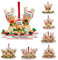 Personalisierte Familie Name Weihnachten Ornamente Baumkugel Dekoration Ornament Weihnachten Hirsch Familie 2024 Weihnachten Urlaub Dekorationen