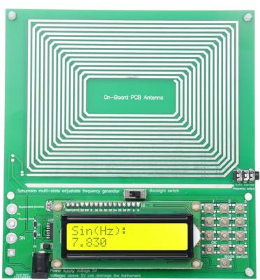 YIWENG DC 5V Regolabile 0.001Hz-200KHz 7.83Hz Schumann Risonanza Generatore di Onde di Impulsi a Frequenza Ultra-Bassa Risonatore Audio Onda Sinusoidale