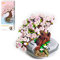 Juego de bloques de construcción para Sakura Bonsai, kit de plantas en maceta, mini bloques de construcción no compatibles con Lego - 426 piezas