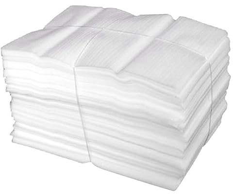 HOODANCOS Cushioning for Breakables 100pcs Foam Wrap Sheets 15x25cm Dish Glass Cup Packaging