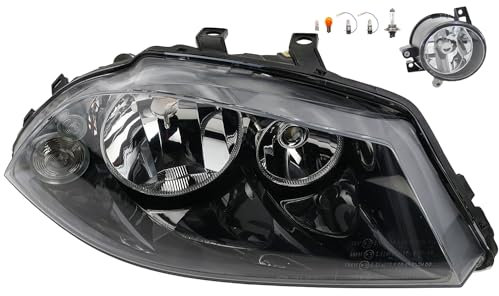 Johns, Scheinwerfer Halogen rechts passend für Seat Ibiza Cordoba 6L 05/07- mit Blinker + Nebelscheinwerfer + Leuchtmittel