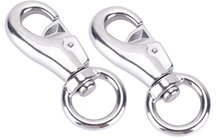 STOBOK 2stücke Hängemattenhaken Aus Metall Hängemattenbeschlag Mit Drehschnalle Aufhängewerkzeug Für Schaukeln Traktionsschnalle Für Innen Und Outdoor-nutzung