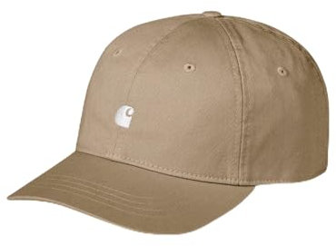 Carhartt Madison Logo Unisex-Kappe, I023750, 25 W, Beige, U, Weißer Zobel