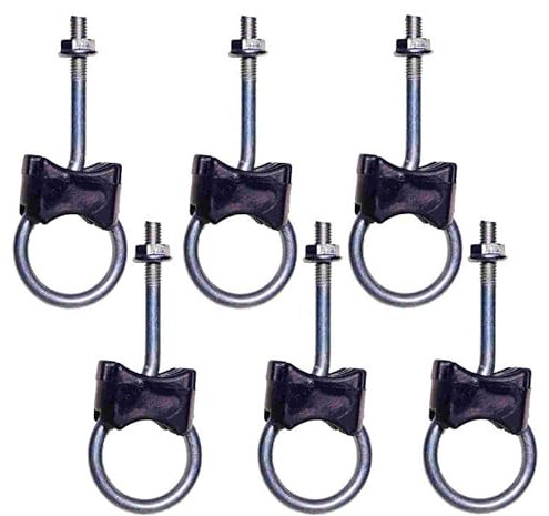 Lot 6X KIT Vis Boucle pour Trampoline Montant 25mm et Pied 38mm