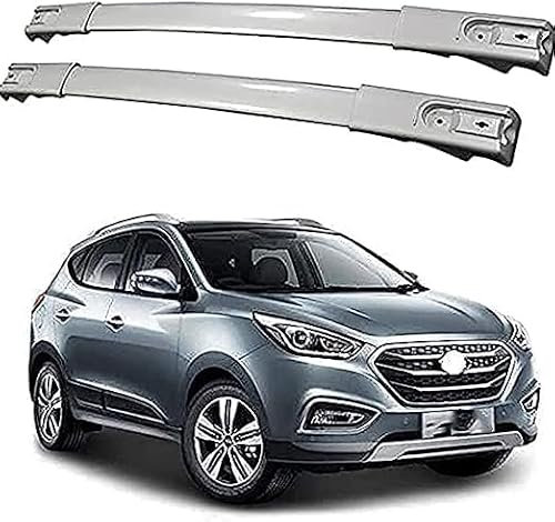 TTTao Dachreling Rack,Für Hyundai IX35 2011-2016,Dachträger-Querstangen Anti-Rost Dachgepäckträger Zubehör