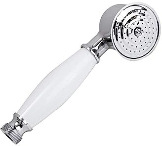 siduytin Cabezal de ducha Retro Vintage, rociador de grifo de baño montado en la pared impermeable, duchas de mano resistentes al desgaste de presión, Cuadro