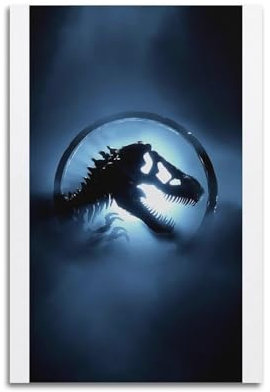 nshdahns Jurassic World Poster, Wandkunst, Vintage-Kunst, Raumdekoration, ästhetisches Schlafzimmer-Poster für Schlafzimmer, 30 x 45 cm, ungerahmter Stil