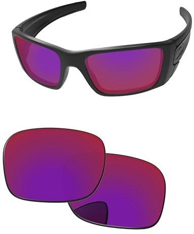 PapaViva Verres de rechange pour lunettes de soleil Oakley Fuel Cell OO9096 60 mm, Midnight Sun, Fuel Cell