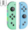 Générique Manette pour Switch, Paire de Manette Switch Sans Fil Joystick pour Switch/OLED avec Gyroscope 6 Axes/Double Vibration/RGB
