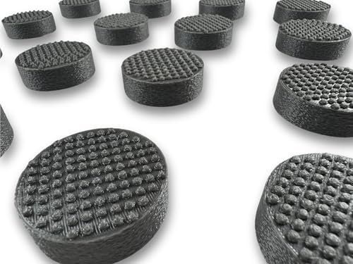 Plant Pot Feet 22 pack - Solid, Durable Outdoor Pot Feet For Plant Pots & Planters | Extremely Durable Non-Slip & Non-Scratch Plant Pot Risers | Great Way To Protect Your Decking/Patio (Grey)