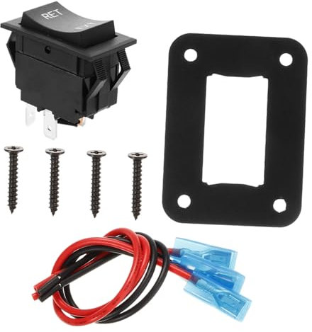 Garneck 20A Kippschalter Dpdt Bootsschalter Elektrischer Wippschalter für Rv Anhänger und Schaltanwendungen Einfache Installation Langlebig und Vielseitig