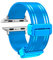 Correa de reloj de alta calidad (TPU + acero inoxidable) compatible con Apple Watch Series 1/2/3/4/5/6/7/8/9/10 Gps (azul, 42/44/45/46/49 mm)