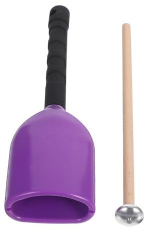 Yardwe Campanaccio con per Percussioni Strumento Musicale Plastica Impugnatura Ergonomica per Band Batterie e Sportivo Adatto Principianti e Musicisti Esperti