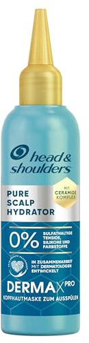 Head & Shoulders DermaXPro Kopfhautmaske zum Ausspülen 145ml | Pure Scalp Hydrator, Frei von Sulfatierenden Tensiden, Silikonen und Farbstoffen, mit Ceramid-Komplex
