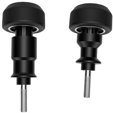 Tbest Tamponi Protezione Telaio Moto, Protezione Forcella Anteriore Neri for FZ 09 MT 09 MT SP 2017 2020, Design Assorbi Urto, Ricambio per in Caso di Scivolata Accidentale