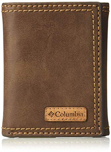 Columbia Portefeuille RFID à Trois Volets pour Homme, Marron Décontracté, Taille Unique