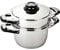 ECOVITAM | Cuiseur vapeur 3,8L Inox 18/10 | Diamètre 20cm | Sans PFAS | Tous feux dont induction | Thermomètre intégré | Fabriqué en Italie