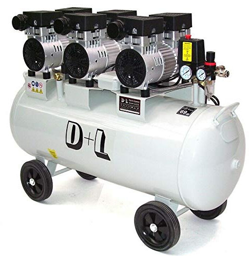 AWZ 44312 Compresseur d'air silencieux 100 l