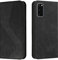 Mo-Somnus Kompatibel mit Samsung Galaxy S20 Hülle, Schutzhülle Samsung S20, Magnet PU Leder Tasche Flip Handyhülle Samsung S20, Klappbar Kartenfächer Samsung S20 Brieftasche Klapphülle (Schwarz)