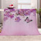 3D Lila Schmetterling Kuscheldecke Flauschig, Orchidee Decke 70 x 100 cm Warme Mikrofaser Flanell Decken Weich Fleecedecke Sofadecke Kuscheldecken Tagesdecke Wohndecke für Bett/Sofa
