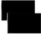 2 Pack Black Flags 5ft x 3ft Banners Pennant Double Stitched Vivid Color Plain Black Flags Polyester Decoration for Garden Room Game Parade Sport Events Festival Party 90 X 150cm with Brass Grommets