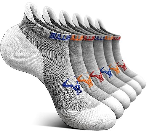 BULLIANT Sneaker Socken 6 Paar, Socken Herren Sportsocken Laufsocken Knöchelsocken Kurzsocken,Atmungsaktive Anti Schweiß(6Paare,47-50)